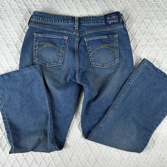 Signature Gold Levi Strauss Jeans Bootcut Blue Womens Sz 10 W33 L32 - Picture 2 of 7